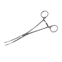 Medline DeBakey Cardiovascular Forceps - 10.25" (26 cm) DeBakey Cardiovascular Tissue Forceps with Curved 3 mm Tip - MDG0412059