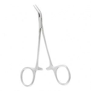 Medline Halsted Mosquito Forceps - 5" (12.7 cm) 45° on Flat Halsted Mosquito Forceps - MDS0134346