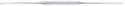 Medline Tabb Double-Ended Flap Knives - 6-3/8" (16.3 cm) Overall Length Tabb Double-Ended Flap Knife with 2 mm x 3 mm Wide 20˚ and 45˚ Blades - MDS0397936