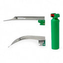 Medline Disposable Fiber Optic Laryngoscopes - Miller #2 Metal Disposable Fiber Optic LED Laryngoscope Blade - MDS0425552