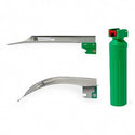 Medline Disposable Fiber Optic Laryngoscopes - Miller #3 Metal Disposable Fiber Optic LED Laryngoscope Blade - MDS0425553