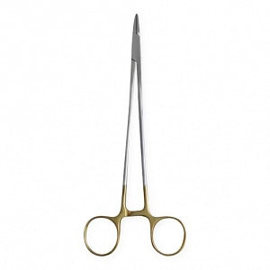 Medline DeBakey Micro Needle Holders - Debakey Cardiovascular Needle Holder, Delicate, Tungsten Carbide, 10-1/2" - MDS0652478