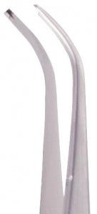 Medline Iris Forceps - FORCEP, DRESSING / TISSUE, IRIS, 1X2 TEETH, 4" - MDS0726464