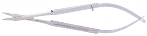 Medline Westcott Tenotomy Scissors - 4-7/8" (12.3 cm) Long Curved Right Blunt Tip Westcott Tenotomy Scissors with Serrated Upper Blade and Blades 21 mm from Mid-Screw - MDS0729016