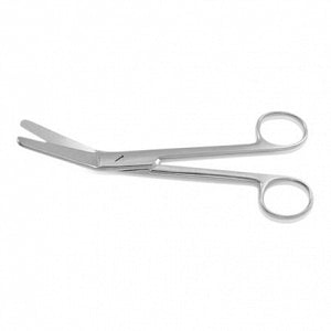 Medline Rochester-Ferguson Scissors - 5-1/2" (14 cm) Long Angled-on-Flat Rochester-Ferguson Scissors with Blunt / Blunt Tips - MDS0801914