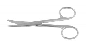 Medline Curved Standard Operating Scissors - Curved Standard Operating Scissors, Sharp / Blunt, 7" - MDS0811117