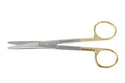 Medline Mayo Tungsten Carbide Scissors - Mayo Beveled Tungsten Carbide Beveled Blade Scissors, Straight, 5.5" - MDS0816414