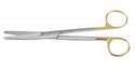 Medline Mayo Tungsten Carbide Scissors - Mayo Beveled Tungsten Carbide Beveled Blade Scissors, Curved, 5.5" - MDS0816514