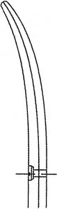 Medline Mayo Dissecting Scissors - Mayo Dissecting Scissors, Straight, Round Blade, 7-3/4" - MDS0817019