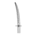 Medline Metzenbaum Dissecting Scissors - 5-3/4" (14.6 cm) Curved Metzenbaum Dissecting Scissors with Blunt / Blunt Tips - MDS0828115