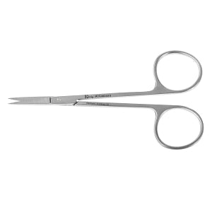 Medline Iris Scissors - 4.5" (11 cm) Iris Scissors with Straight Sharp / Sharp Tips - MDS0834011