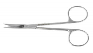 Medline Iris Scissors - 10.5" (26.7 cm) Iris Scissors with Curved Sharp / Sharp Tips - MDS0834110