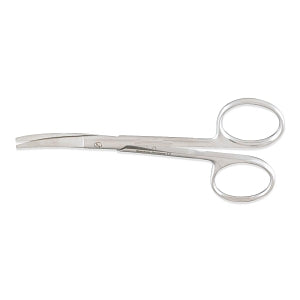 Medline Furst Knapp Iris Scissors - Knapp Iris Scissors, Curved, Blunt / Blunt, 4" - MDS0837701F