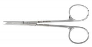 Medline Ophthalmic Scissors - SCISSOR, EYE, LG HANDLES, STR, SH / SH 4.25" - MDS0838410