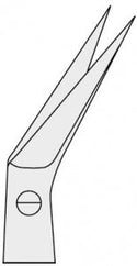 Medline Potts-Smith Scissors - SCISSOR, POTTS-SMITH, ANG 25D, 22MM, 7.25" - MDS0848025
