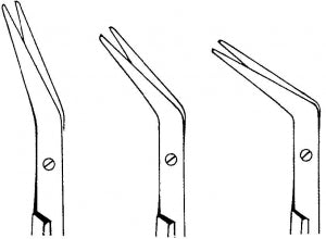 Medline DeBakey Vascular Scissors - SCISSOR, DEBAKEY, VASC, ANGLED 45, 9" - MDS0849123