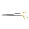 Medline Zeppelin Parametrium OB / GYN Scissors - 9" (23 cm) Zeppelin Parametrium Scissors with Slightly Curved Blades and Tungsten Carbide Inserts, Gold Handle - MDS7000023