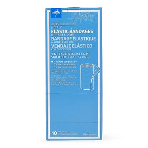 Medline Nonsterile Matrix Elastic Bandages - Matrix Elastic Bandage with Self-Closure, 4" x 5 yd. - MDS087004LF