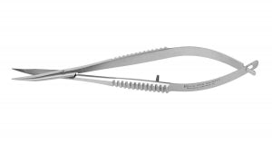 Medline Westcott Tenotomy Scissors - Right 4-1/8" (10.5 cm) Long Slightly Curved Tip Westcott Tenotomy Scissors with Wide Handle - MDS0910411