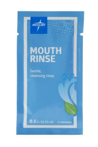 Medline No Alcohol Oral Mouth Rinse - Alcohol-Free Oral Mouth Rinse, 15 mL - MDS096815