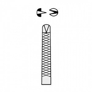 Medline Adson Tissue Forceps - Adson Micro Tissue Forceps, 1x2 Teeth, 4.75", Cross Serration, Tungsten Carbide - MDS1000212