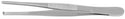 Medline Standard Tissue Forceps - 5" (12.7 cm) Straight Standard Tissue Forceps with 2 x 3 Teeth - MDS1014013