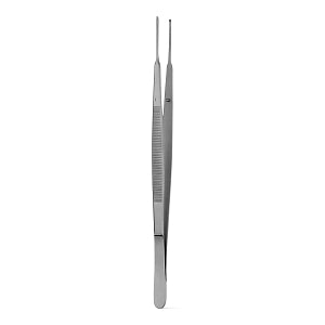 Medline Gerald Forceps - Gerald Straight Tissue Forceps with 1x2 Teeth, 14" (35.6 cm) - MDS1031035