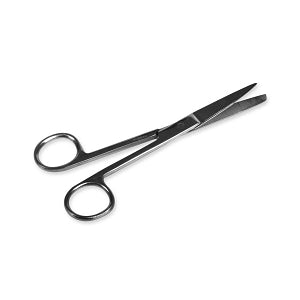 Medline Satin OR Scissors - OR Scissors, Nonsterile, Single-Use, Satin, Sharp / Blunt, 4.5'' - MDS10381