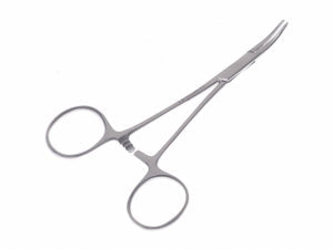 Medline Floor Grade Mosquito Forceps - Mosquito Forceps, Nonsterile, Single-Use, Curved, 5'' - MDS10760