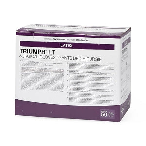 Medline Triumph LT Latex Surgical Gloves - Triumph LT Surgical Gloves, Size 8 - MDS108080LT
