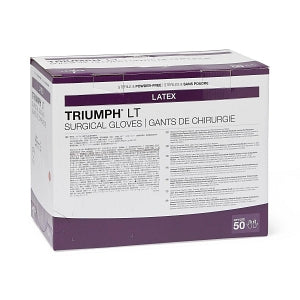 Medline Triumph LT Latex Surgical Gloves - Triumph LT Surgical Gloves, Size 8.5 - MDS108085LT