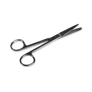 Medline Wire Scissors - Angled Wire Cutter Scissors, Nonsterile, Single-Use, Straight, Sharp / Blunt, 4.5" - MDS10915