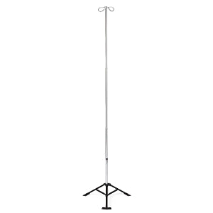 Medline Adjustable Home Care IV Pole - Adjustable Home Care IV Pole - MDS10HC