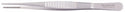 Medline DeBakey Vascular Tissue Forceps - 6.25" (15.9 cm) Long Titanium DeBakey Vascular Tissue Forceps with Straight 1.5 mm Tips - MDS1130816T