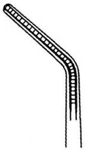 Medline DeBakey Vascular Tissue Forceps - 10" (25.4 cm) Long DeBakey Vascular Tissue Forceps with Angled 2 mm Tips - MDS1130925