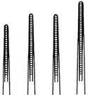 Medline DeBakey Tissue Forceps - Straight DeBakey Tissue Forceps with 3 mm Tips, 16" (40.6 cm) - MDS1131840