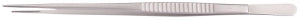Medline DeBakey Tissue Forceps - Straight DeBakey Tissue Forceps with 3 mm Tips, 16" (40.6 cm) - MDS1131840