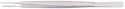 Medline Gerald Forceps - Gerald Straight Tissue Forceps with Flat Handle and Serrated Tips, 7" (17.8 cm) - MDS1200476