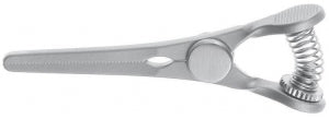 Medline Cooley Bulldog Clamps - Cooley Bulldog Clamp, Atraumatic, Straight, 110 mm - MDS1209850