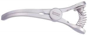 Medline Cooley Bulldog Clamps - Cooley Bulldog Clamp, Atraumatic, Curved, 105 mm - MDS1209950