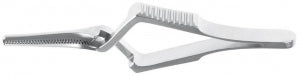 Medline Cross-Action Bulldog Clamps - CLAMP, BULLDOG, CROSS ACT, 3", STR, FINE JAW - MDS1216100