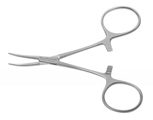 Medline Micro-Mosquito Curved Hemostatic Forceps - FORCEP, HEMO, MICRO-MOSQUITO, CVD, 4" - MDS1222310