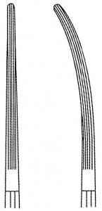 Medline Bainbridge Intestinal Forceps - FORCEPS, INTEST, BAINBRIDGE, CVD, 6" - MDS1248115