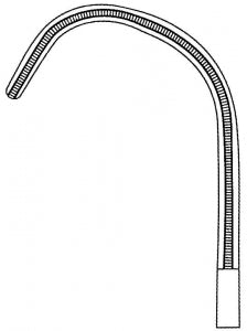 Medline Lambert-Kay Aorta Clamp - FORCEP, LAMBERT-KAY, CLAMP, 3/4 DEPTH, 8" - MDS1321120