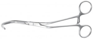 Medline Kay Aorta Clamp - FORCEP, DEBAKEY, KAY AORTA, 1.25 DEPTH, 8" - MDS1321320