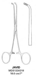Medline Javid-Carotid Artery Clamps - Javid-Carotid Artery Clamp, Angled, 4 mm Ring - MDS1334318