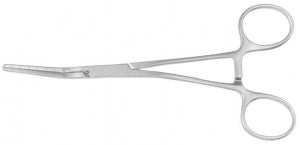Medline Cooley Multi-Purpose Clamps - FORCEP, COOLEY, MULTI-PURP, ANG 90D, 5.5" - MDS1343190