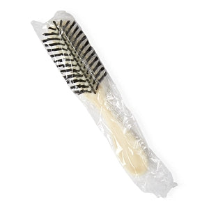 Medline Polyethylene Hair Brushes with Nylon Bristles - Adult Polyethylene Hair Brush, 7.5" - MDS137015