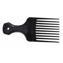 Medline Hair Picks - Pick Comb, Black, 5.125" x 2.25" - MDS1372066CS