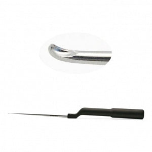 Medline Microsect Cervical Curettes - Size #4 10" (25.4 cm) Long Forward Angled Microsect Curette - MDS1475017